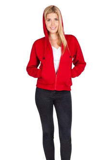  Ladies/Juniors Zipper Hoodies with Pocket - kustomteamwear.com