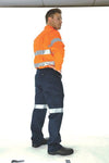 Lightweight Cotton Cargo Pants with 3M R/Tape - kustomteamwear.com
