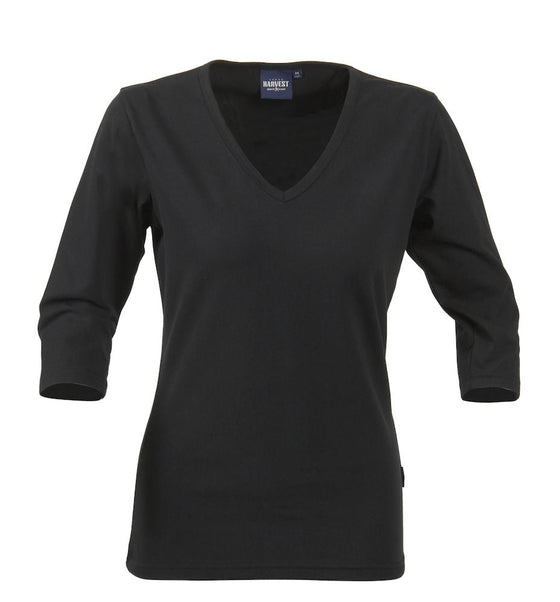 Lynn Women's V-Neck 3/4 Tee - kustomteamwear.com