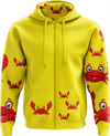 Maddy MudCrab Full Zip Hoodies Jacket - fungear.com.au