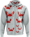 Maddy MudCrab Full Zip Hoodies Jacket - fungear.com.au