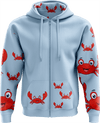 Maddy MudCrab Full Zip Hoodies Jacket - fungear.com.au