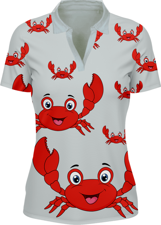 Maddy MudCrab Women's Polo - fungear.com.au