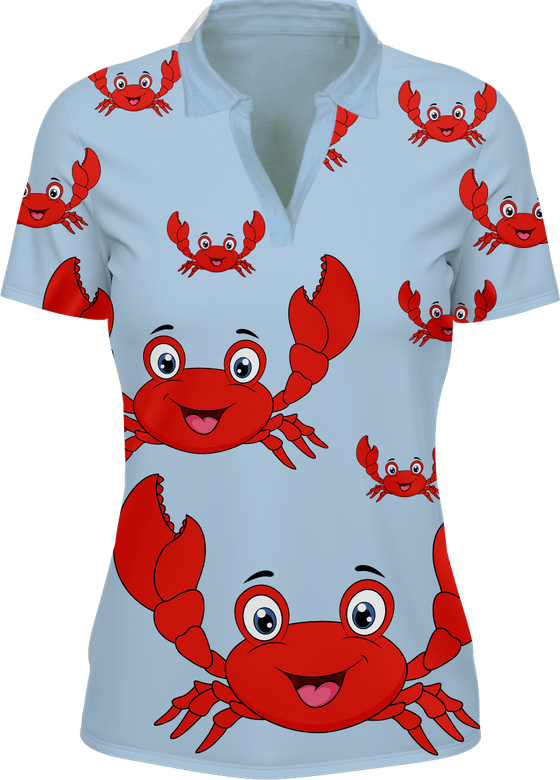 Maddy MudCrab Women's Polo - fungear.com.au