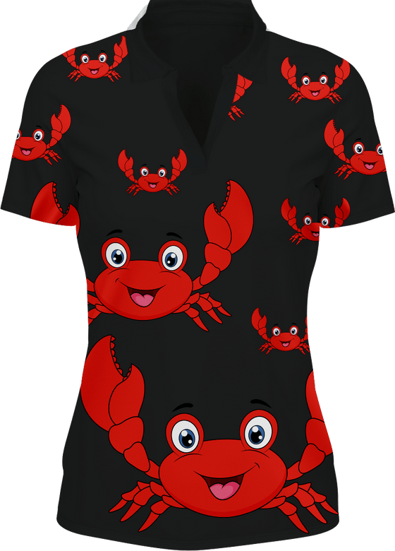 Maddy MudCrab Women's Polo - fungear.com.au