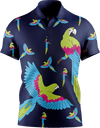 Majestic Macaw Men's Short Sleeve Polo - fungear.com.au