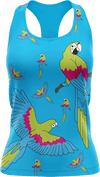 Majestic Macaw Singlets - fungear.com.au