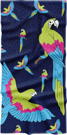  Majestic Macaw Towels - fungear.com.au