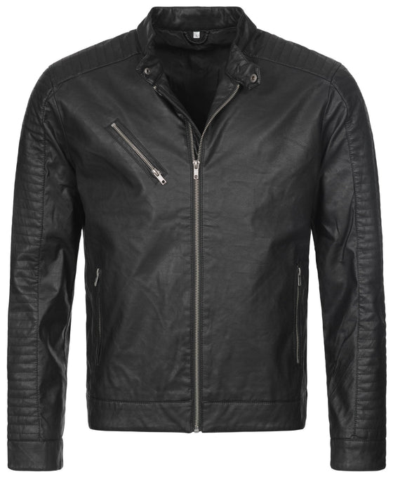 Men's Active Biker Jacket - kustomteamwear.com