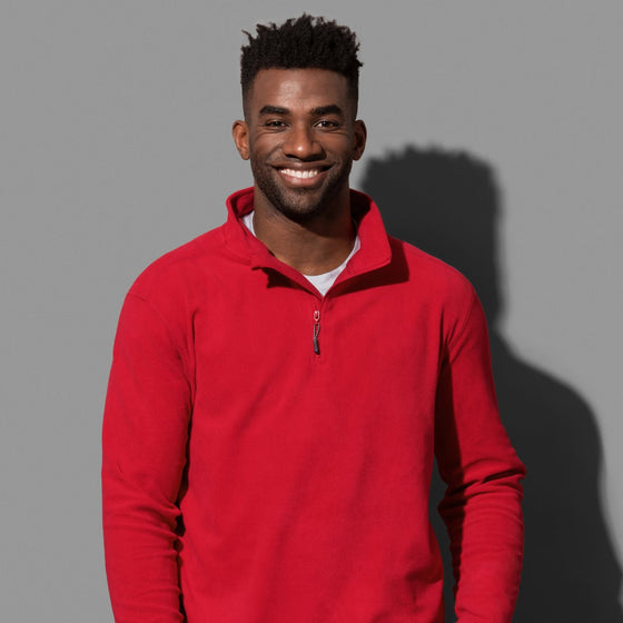 Men's Active Fleece Half-Zip - kustomteamwear.com