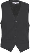 Mens Black Vest - kustomteamwear.com