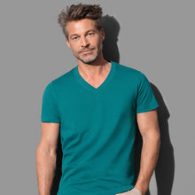  Men's James Organic V-neck - kustomteamwear.com