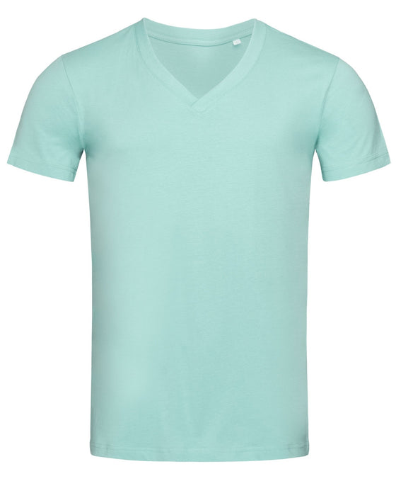 Men's James Organic V-neck - kustomteamwear.com