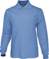 Mens Long Sleeve Basic Polo - kustomteamwear.com