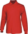 Mens Long Sleeve Basic Polo - kustomteamwear.com