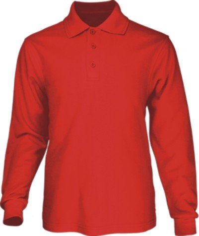 Mens Long Sleeve Basic Polo - kustomteamwear.com