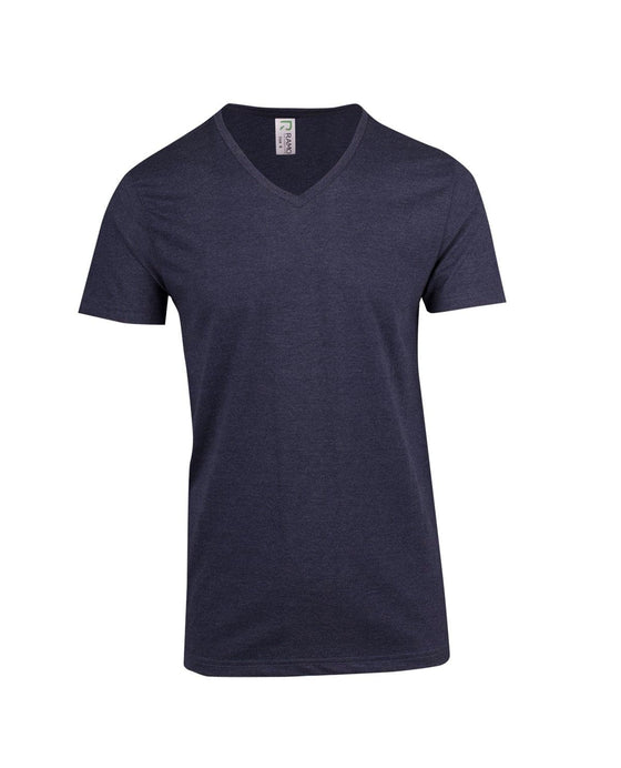 Mens Marl V-neck T-shirt - kustomteamwear.com