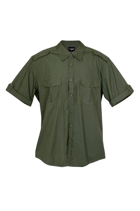 Mens Military Short Sleeve Shirts - kustomteamwear.com