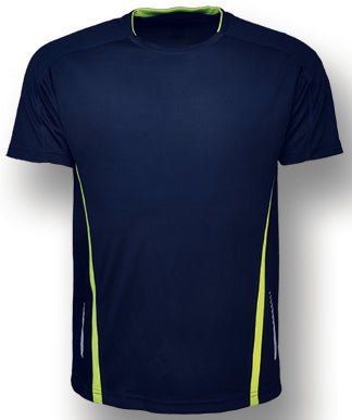 MENS REFLECTIVE CONTRAST SPORTS TEE - kustomteamwear.com