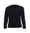 Merino Detailed Vee Pullover - Womens - kustomteamwear.com