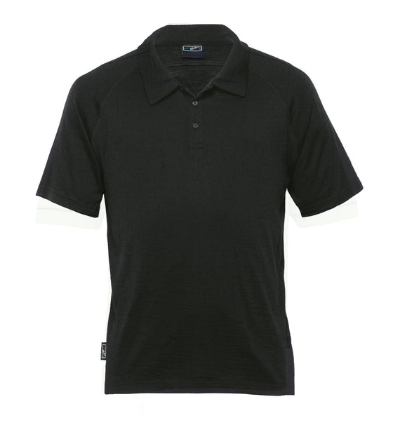 Merino Short Sleeve Polo - Mens - kustomteamwear.com