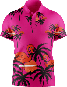  Miami Vice Men's Short Sleeve Polo - fungear.com.au