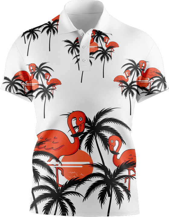 Miami Vice Men's Short Sleeve Polo - fungear.com.au