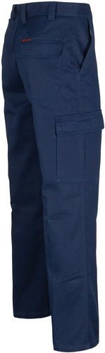 Middle Weight Cotton Double Slant Cargo Pants - kustomteamwear.com