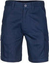Middle Weight Cotton Double Slant Cargo Shorts - With Shorter Leg Length - kustomteamwear.com