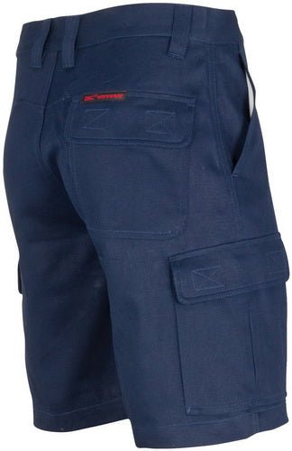 Middle Weight Cotton Double Slant Cargo Shorts - With Shorter Leg Length - kustomteamwear.com
