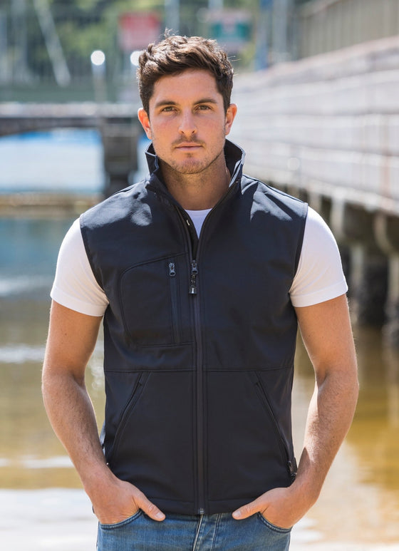 Montana Men's Softshell Vest - kustomteamwear.com