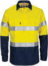 Paton Saint Flame Retardant 2 Tone Cotton Shirt with 3M F/R Tape - L/S - kustomteamwear.com