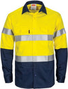 Patron Saint Flame Retardant 2 Tone Closed Front Cotton Shirt with 3M F/R Tape - L/S - kustomteamwear.com