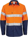 Patron Saint Flame Retardant 2 Tone Closed Front Cotton Shirt with 3M F/R Tape - L/S - kustomteamwear.com