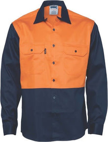  Patron Saint® Flame Retardant Two Tone Drill Shirt - L/S - kustomteamwear.com