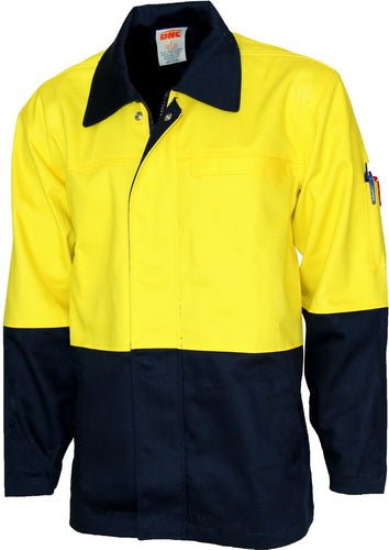 Patron Saint® Flame Retardant Two Tone Drill Welder’s Jacket - kustomteamwear.com