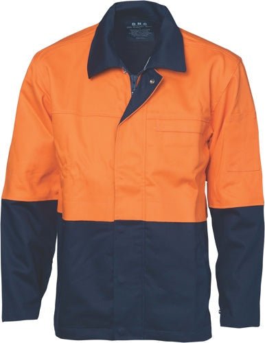 Patron Saint® Flame Retardant Two Tone Drill Welder’s Jacket - kustomteamwear.com