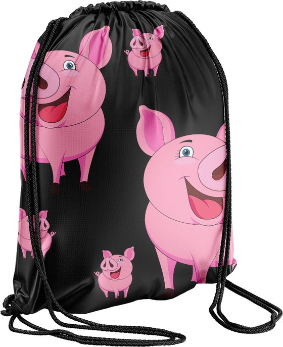Percy Pig Back Bag - kustomteamwear.com