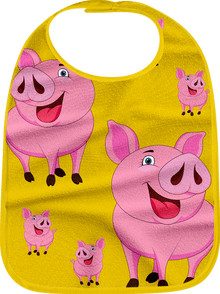  Percy Pig Bibs - fungear.com.au