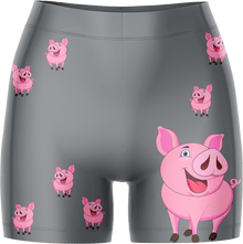  Percy Pig Ladies Gym Shorts - fungear.com.au