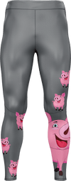 Percy Pig tights 3/4 or full length - fungear.com.au