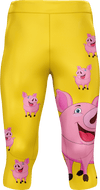 Percy Pig tights 3/4 or full length - fungear.com.au