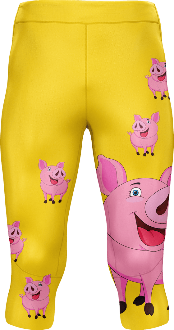 Percy Pig tights 3/4 or full length - fungear.com.au