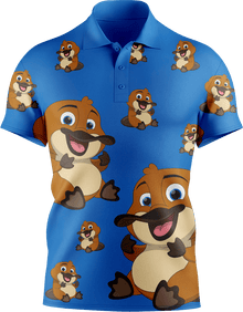  Playa Platypus Men's Short Sleeve Polo - fungear.com.au