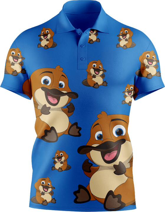 Playa Platypus Men's Short Sleeve Polo - fungear.com.au