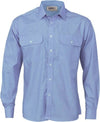 Polyester Cotton Work Shirt - Long Sleeve - kustomteamwear.com