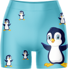  Pranksta Penguin Ladies Gym Shorts - fungear.com.au