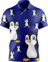 Pranksta Penguin Men's Short Sleeve Polo - fungear.com.au