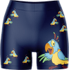 Psycho Parrot Bike Shorts - fungear.com.au