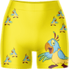 Psycho Parrot Bike Shorts - fungear.com.au